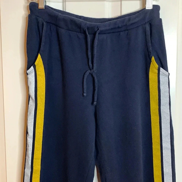 EUC womens  MICHELLE BY COMUNE navy blue sweatpants size medium - Picture 2 of 7